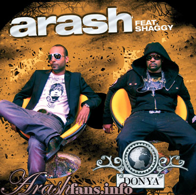 Arash featuring ft. Shaggy Donya single cd cover