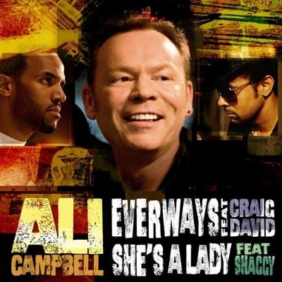 Ali Campbell feat. Craig David and Shaggy Everways & She's a Lady double A side single album cover art