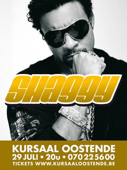 Win tickets to Shaggy's concert in Kursaal Oostende! Flyer