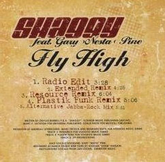 Shaggy featuring Gary Nesta Pine Fly High single back cover