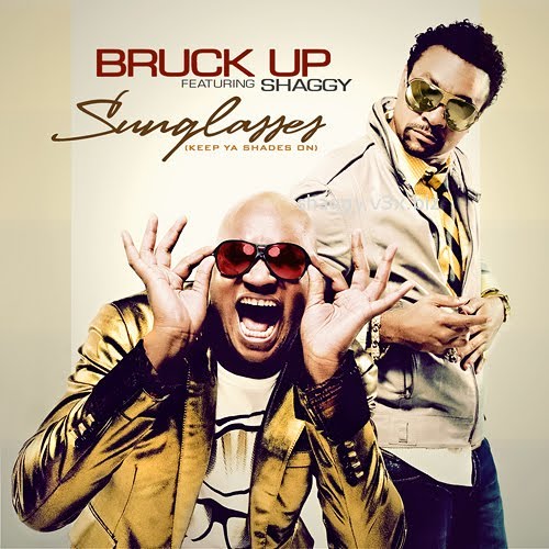 Bruck Up featuring Shaggy Sunglasses I Wear My Sunglasses at Night Keep Your Shades On hot 2009 new single cover album